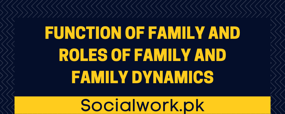 Function of family and Roles of family and Family dynamics