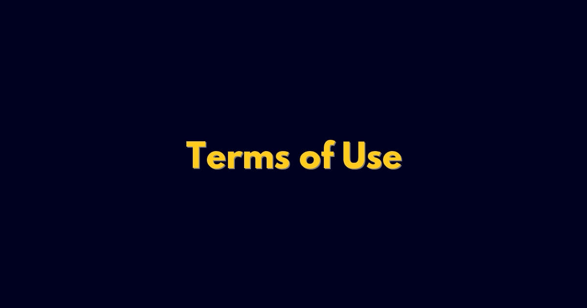 Terms of Use